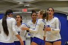 VB vs RIC  Wheaton Women's Volleyball vs Rhode Island College. - Photo by Keith Nordstrom : Wheaton, Volleyball, VB